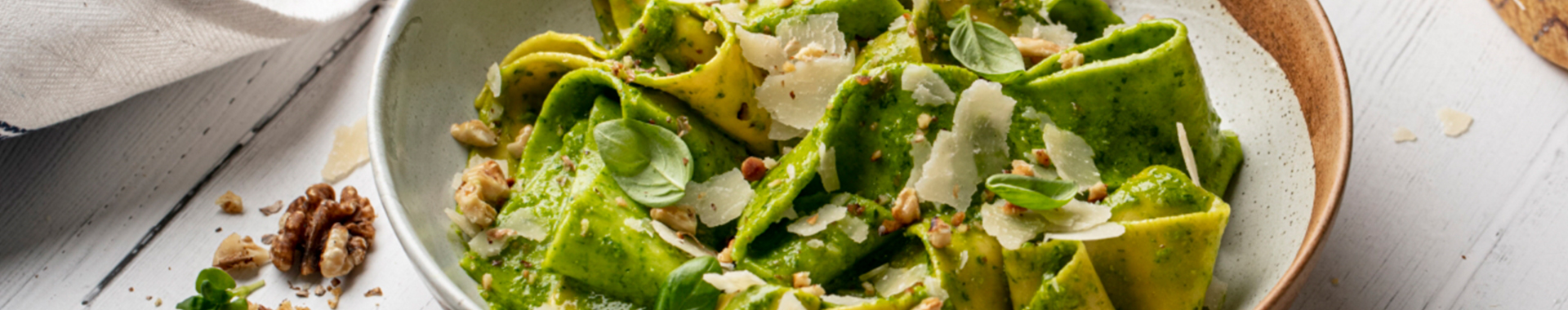 Pappardelle al pesto di aglio selvatico-m