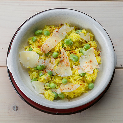 Riso_basmati_piselli_fave_paprika_Grana p